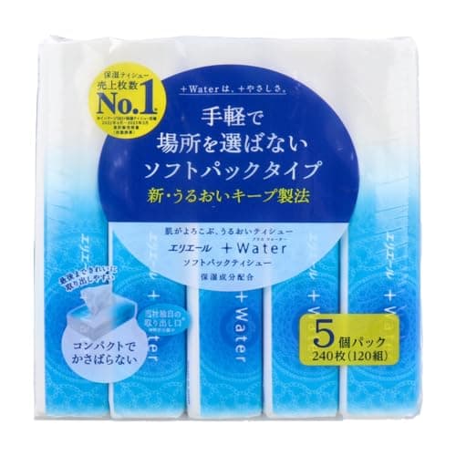 エリエール +Water(プラスウォーター)ソフトパック