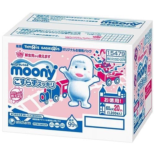 ムーニー おしりふき こすらずスッキリ