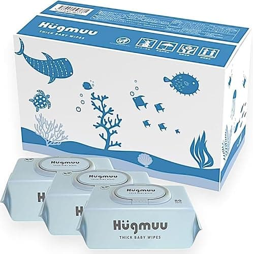 Hugmuu (ハグムー) おしりふき 厚手 タオルのような厚み ウェットティッシュ